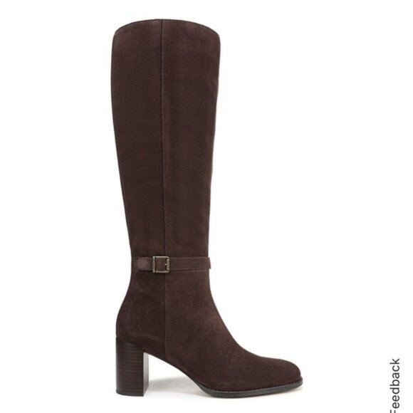 Vionic $275 Valora Tall Boot Chocolate Ganache Suede Sz 10 Wide NIB! - Picture 3 of 6